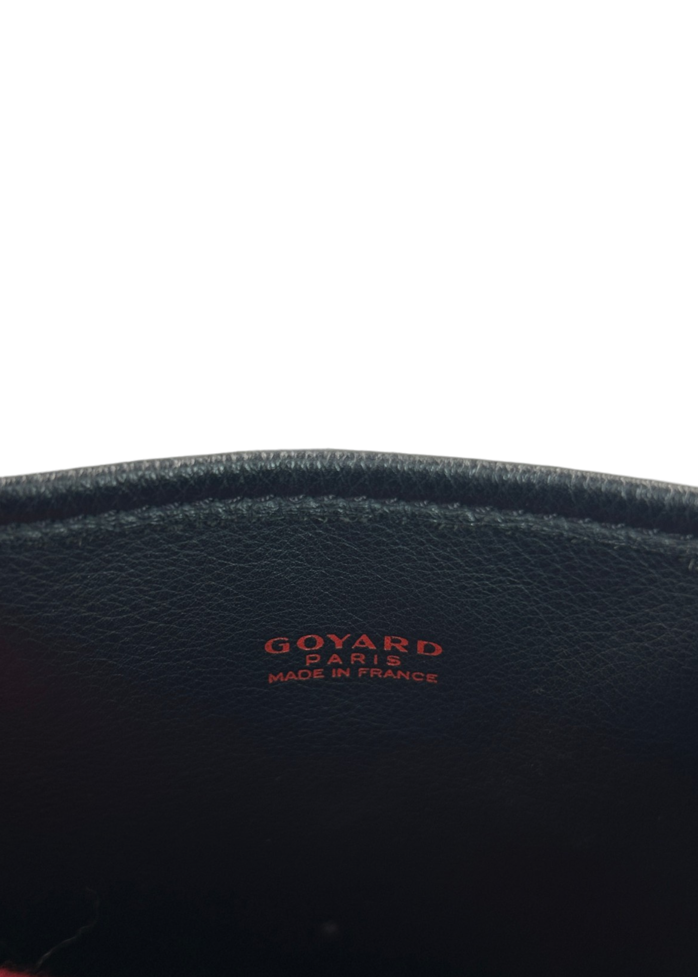 GOYARD (AS IS) 2018 Goyardine Anjou Mini Leather Reversible Tote W/ Pouchette