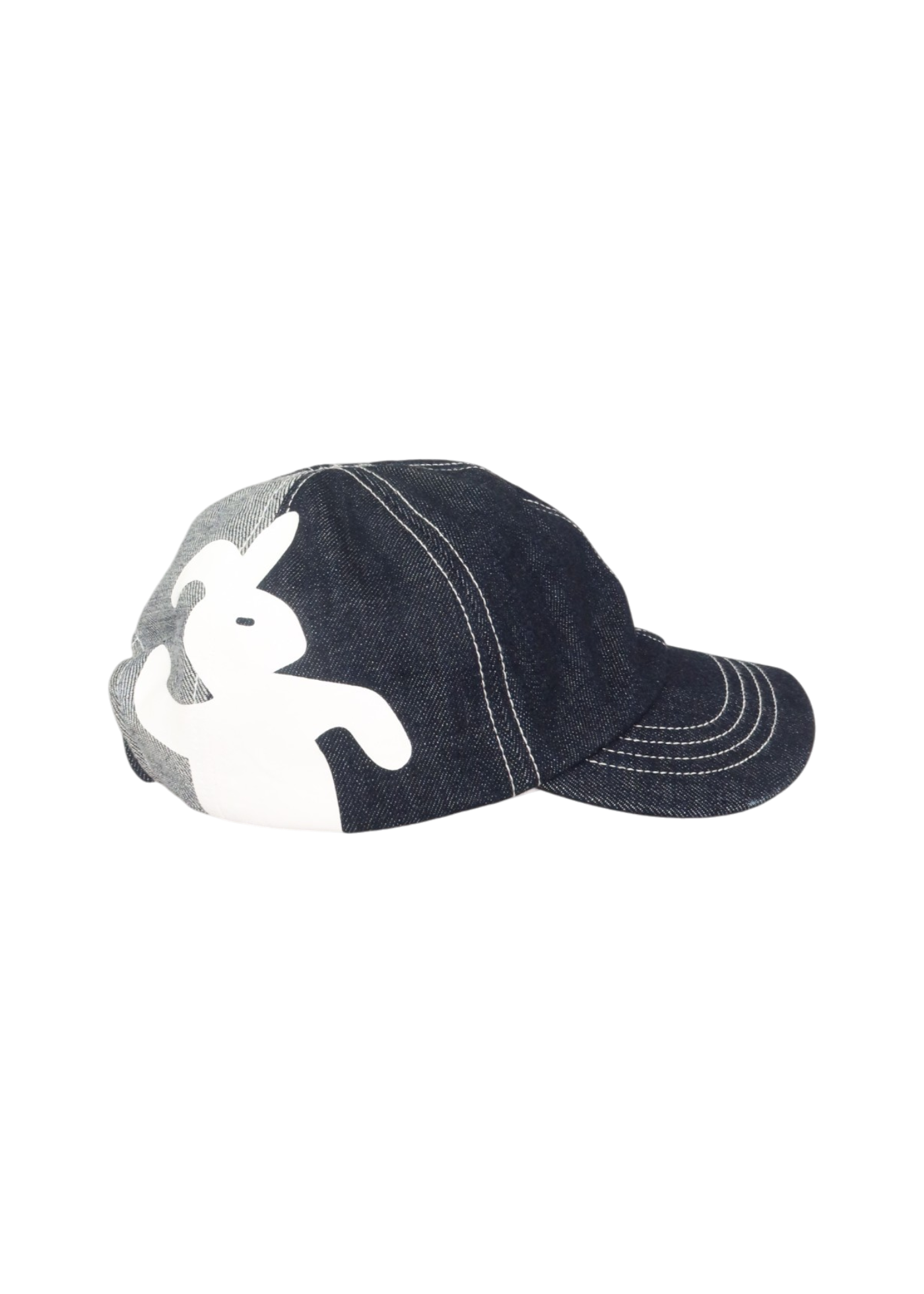 MARNI SS2019 'Dance Bunny' Indigo Blue Denim Cap