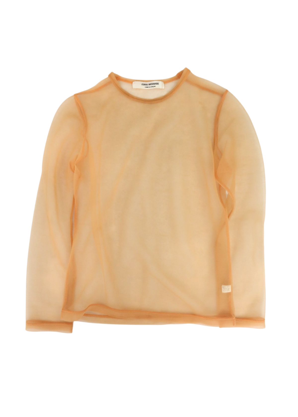 JUNYA WATANABE COMME DES GARCONS (AS IS) Orange Mesh Crewneck