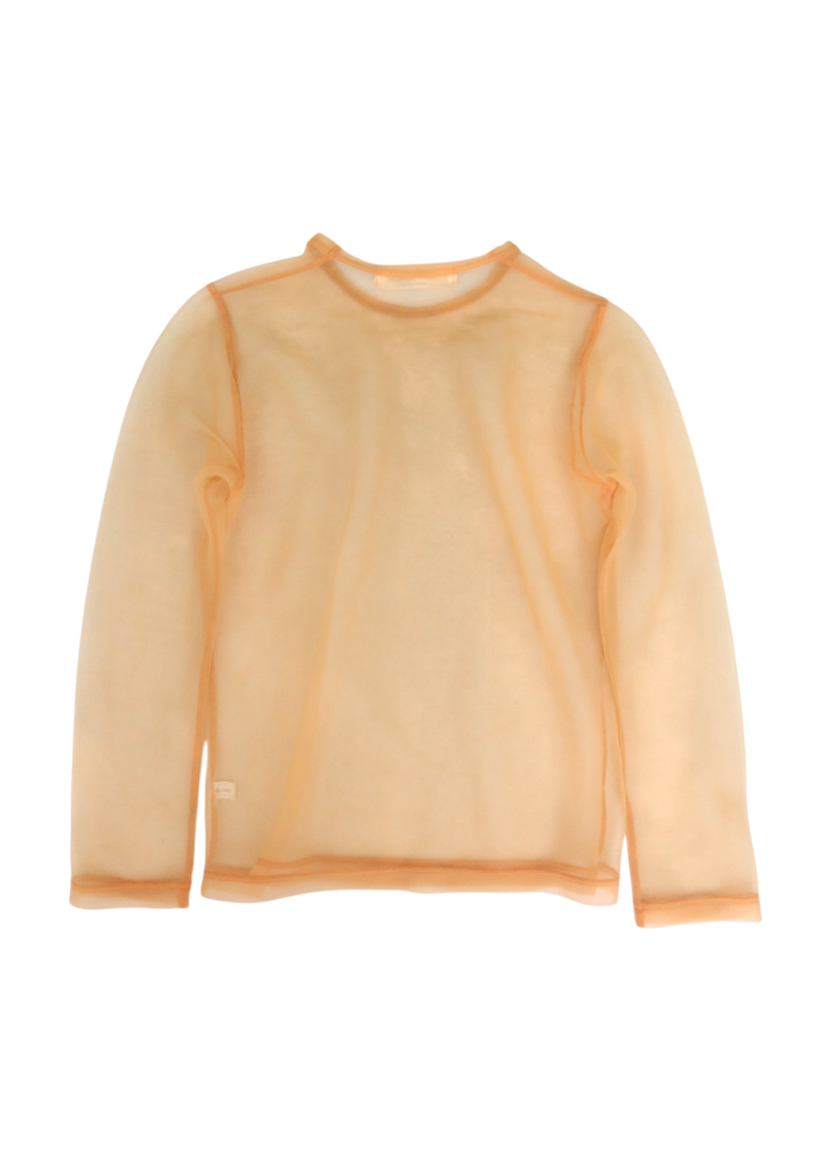 JUNYA WATANABE COMME DES GARCONS (AS IS) Orange Mesh Crewneck