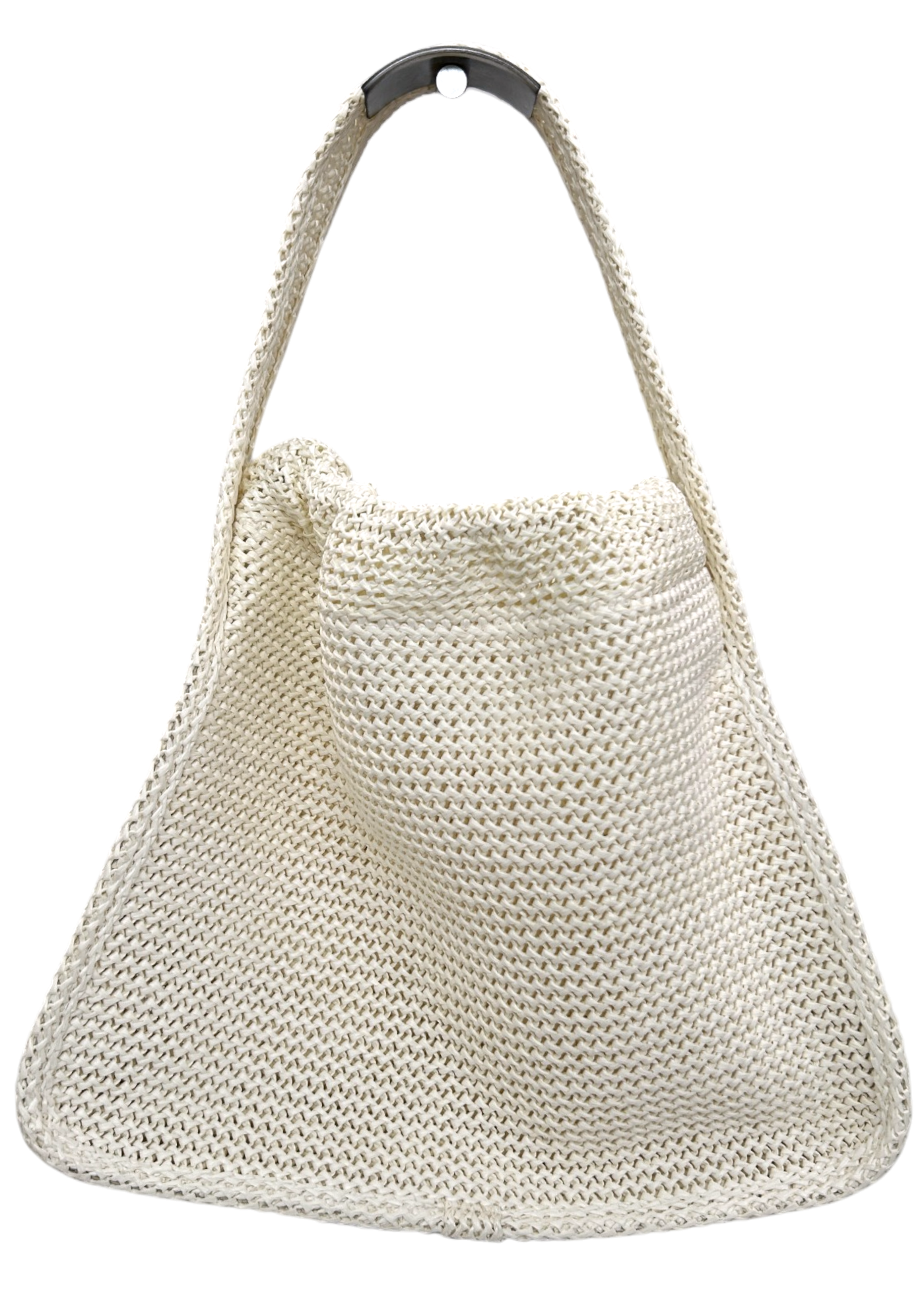 ALEXANDER WANG 'Ryan' White Raffia Woven Hobo Bag
