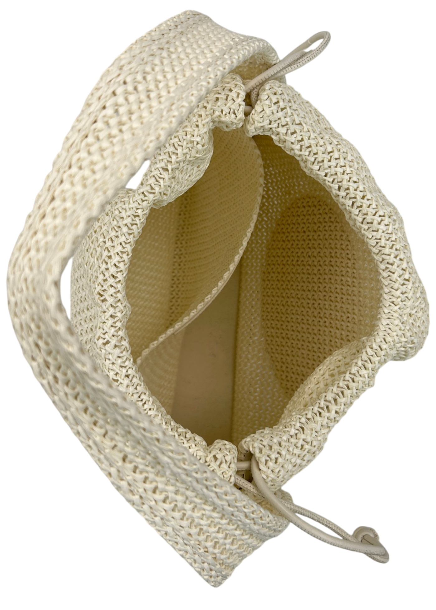 ALEXANDER WANG 'Ryan' White Raffia Woven Hobo Bag