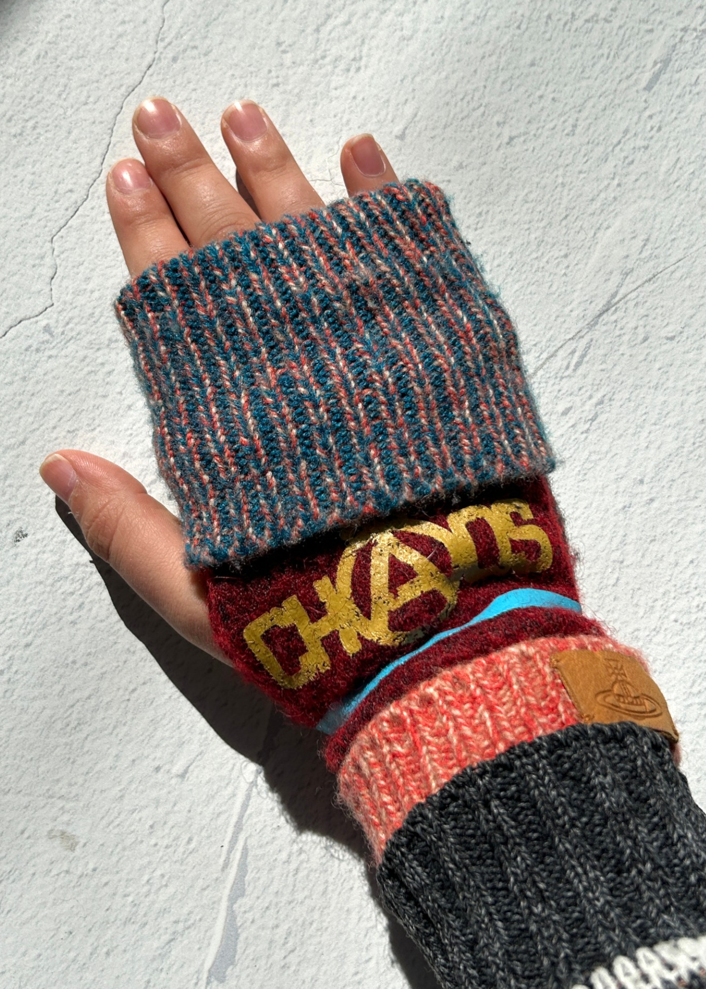 VIVIENNE WESTWOOD Chaos Fingerless Gloves