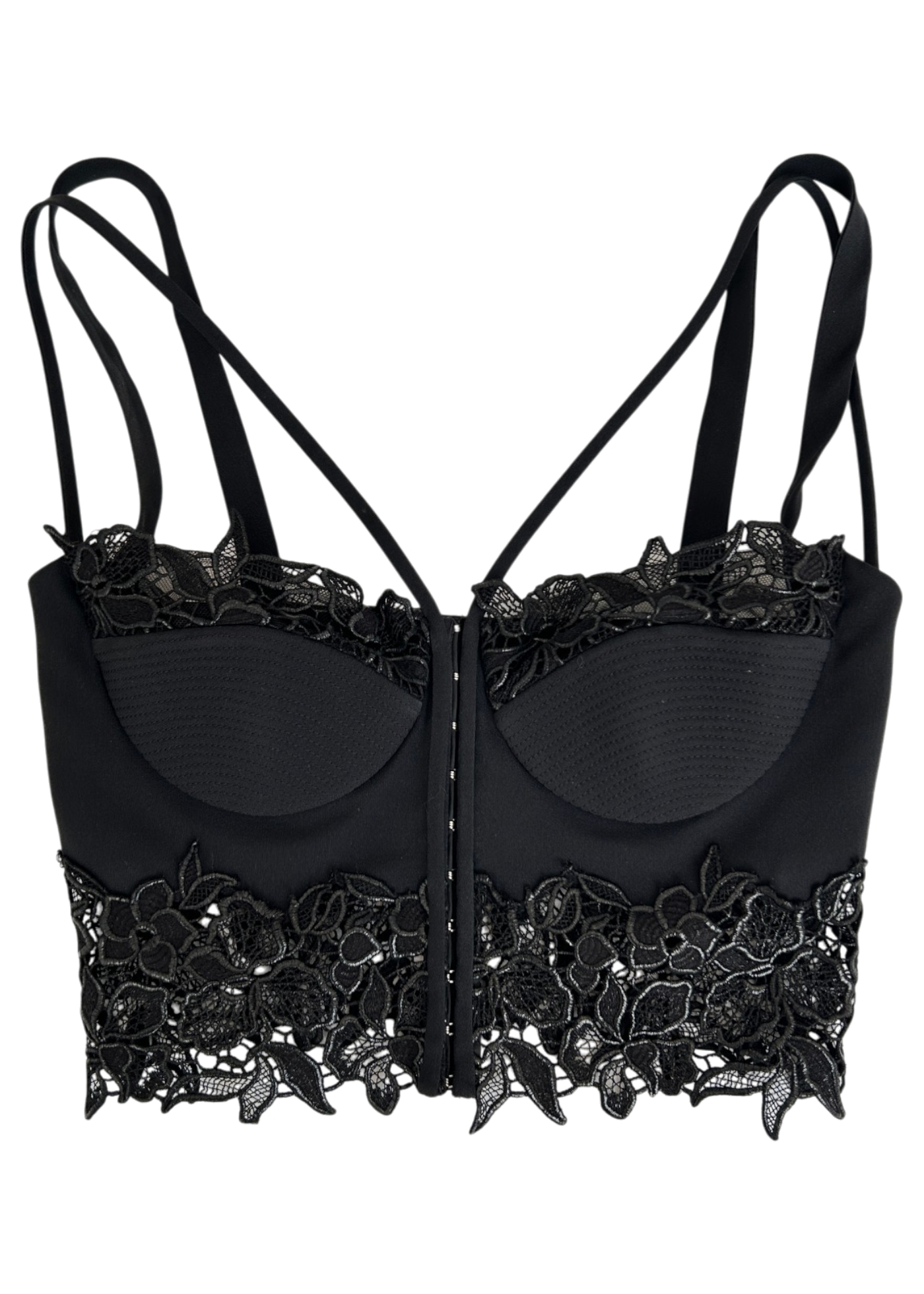 VERSACE (BNWT) Floral Lace Trim Bustier