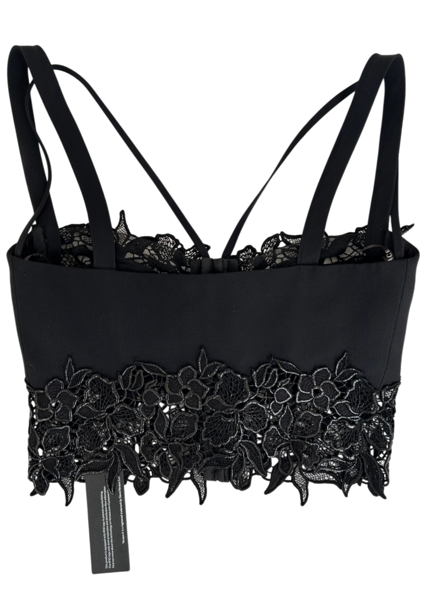 VERSACE (BNWT) Floral Lace Trim Bustier