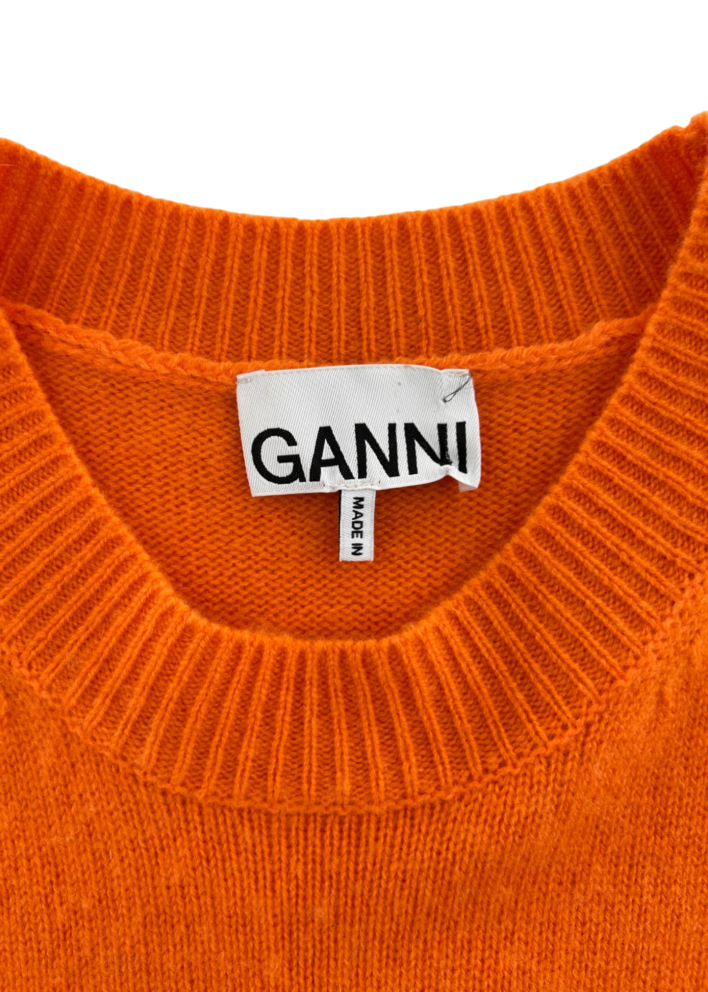 GANNI Cashmere Blend Beaded Logo Vest