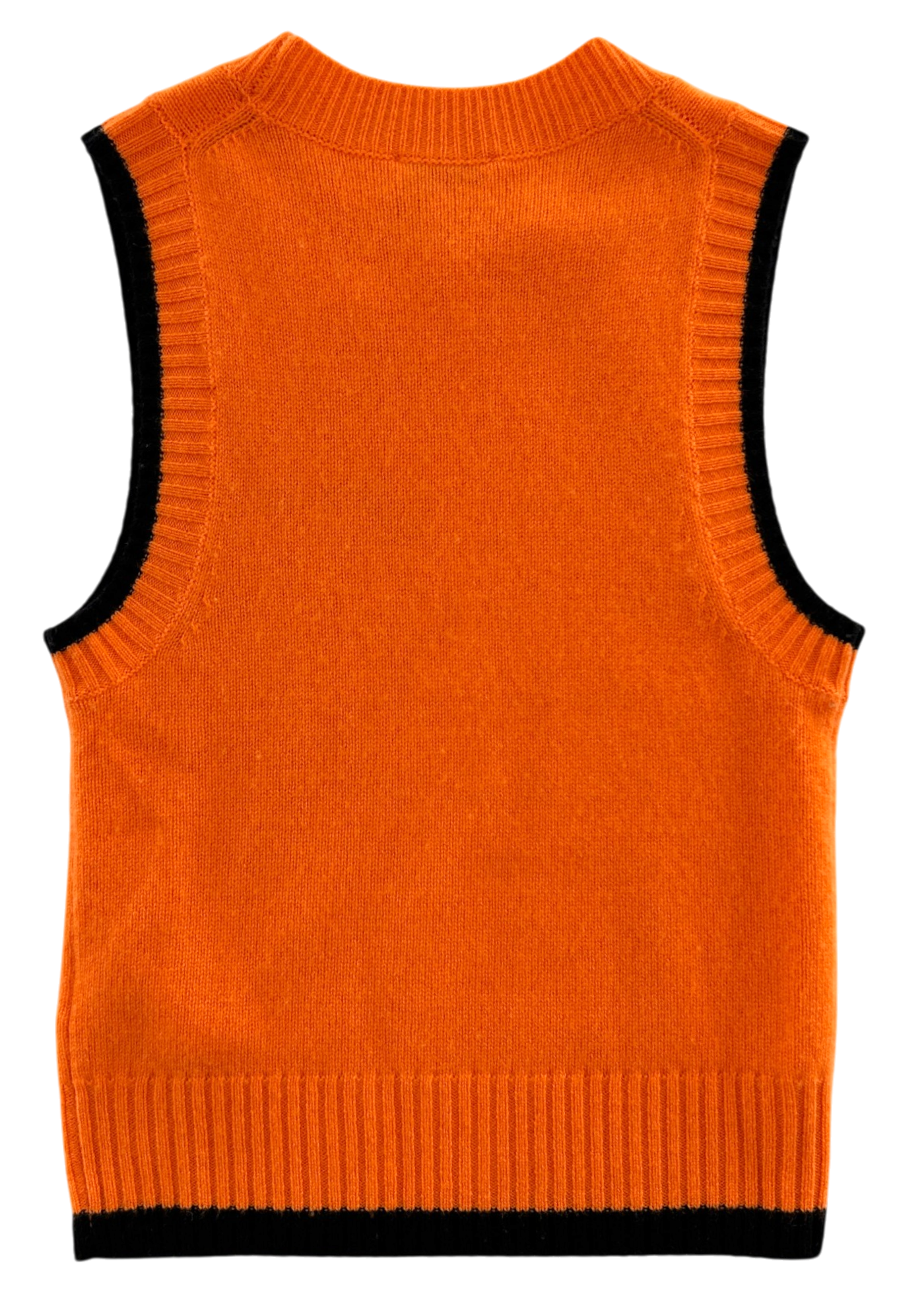 GANNI Cashmere Blend Beaded Logo Vest