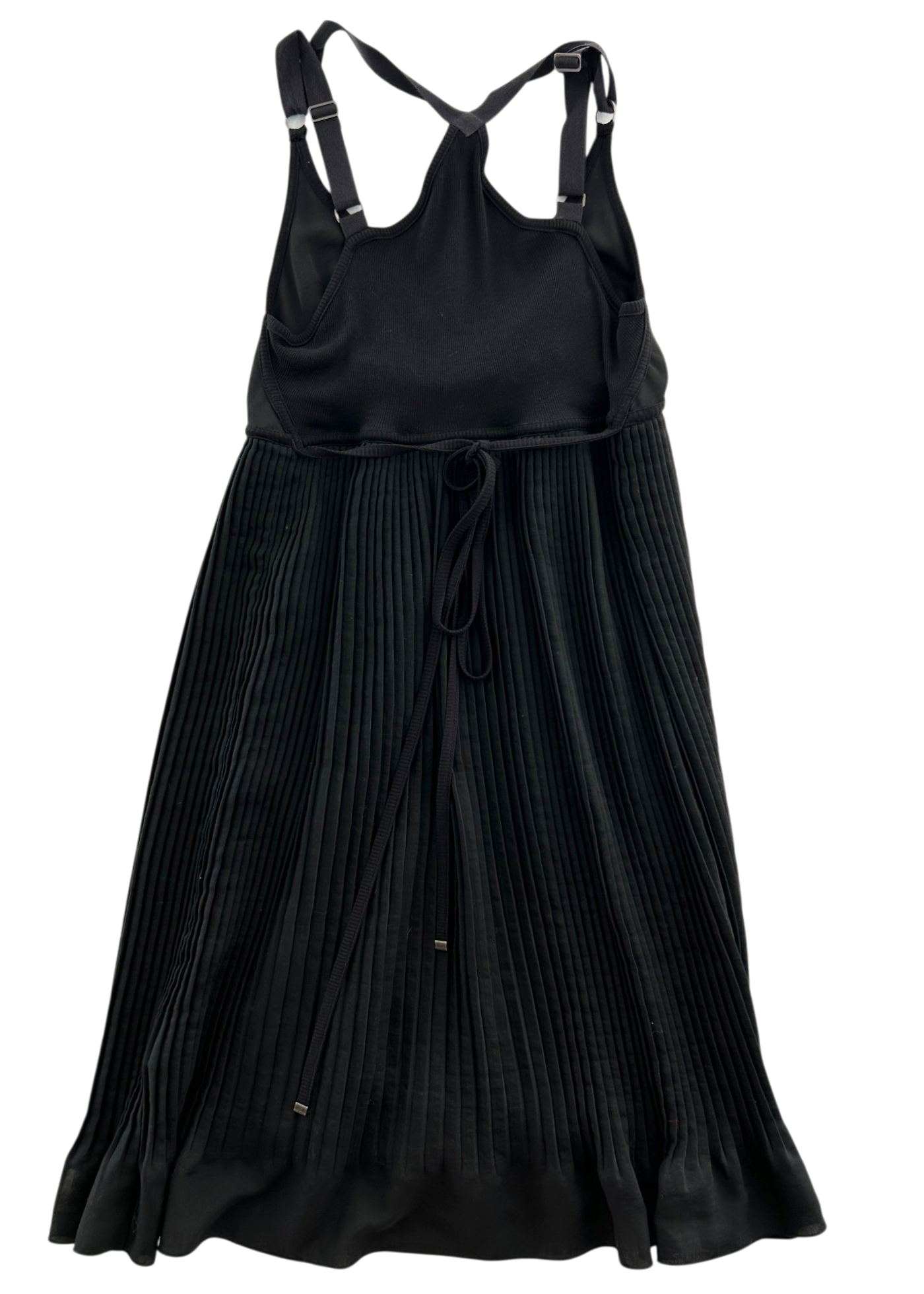 COP COPINE Accordion Pleat Strappy Midi Dress