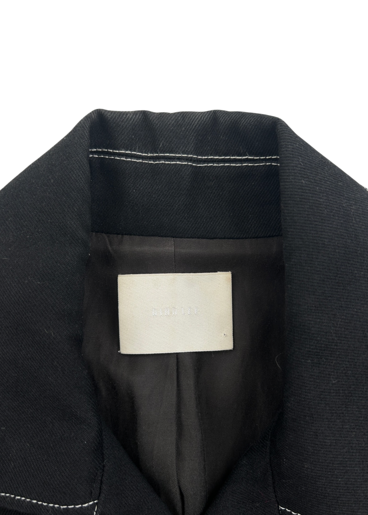 DION LEE 'Shrunken Trench' Cotton Corset Laced Sides Jacket