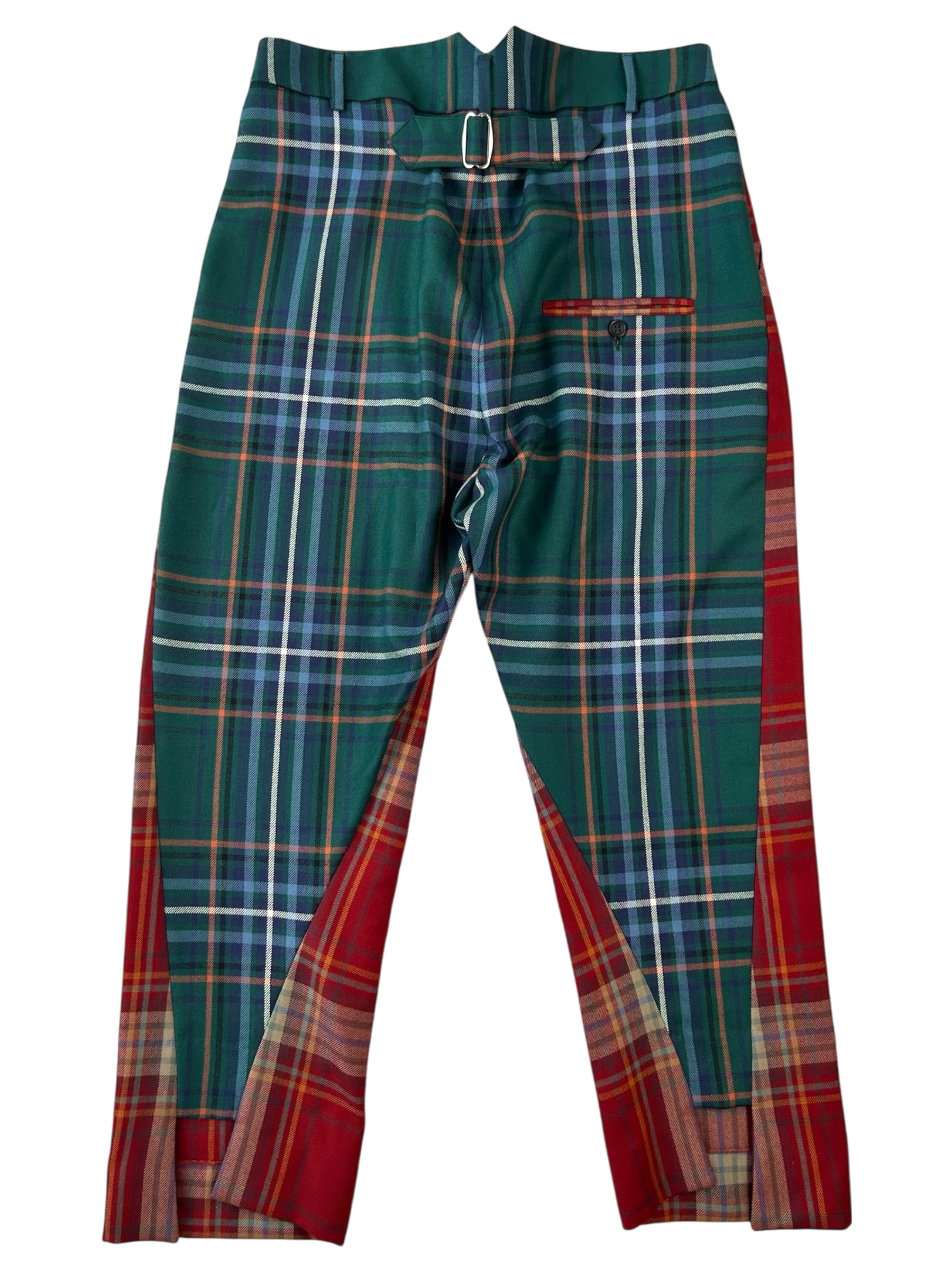 VIVIENNE WESTWOOD Man 2019 Tartan Wool Drop Crotch Trousers