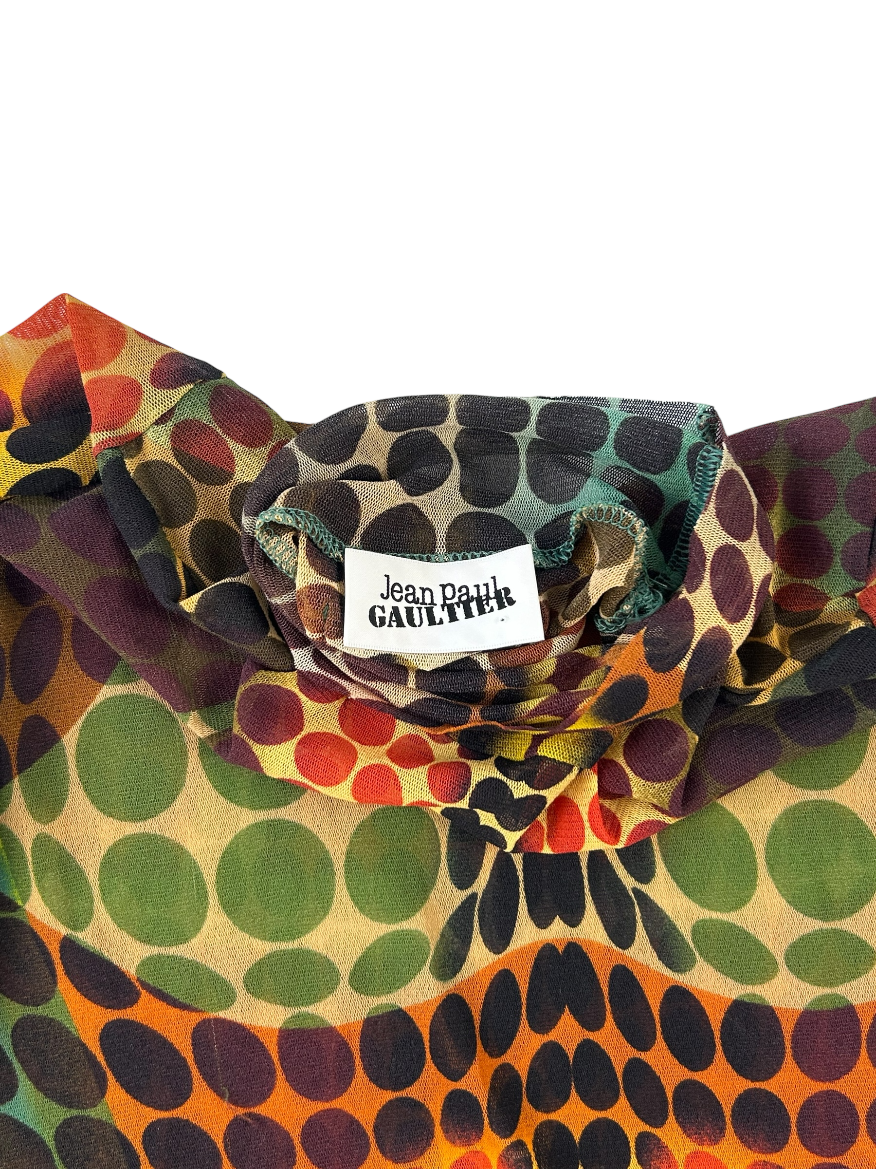 JEAN PAUL GAULTIER Re-Edition Trompe L'Oeil Mesh Top