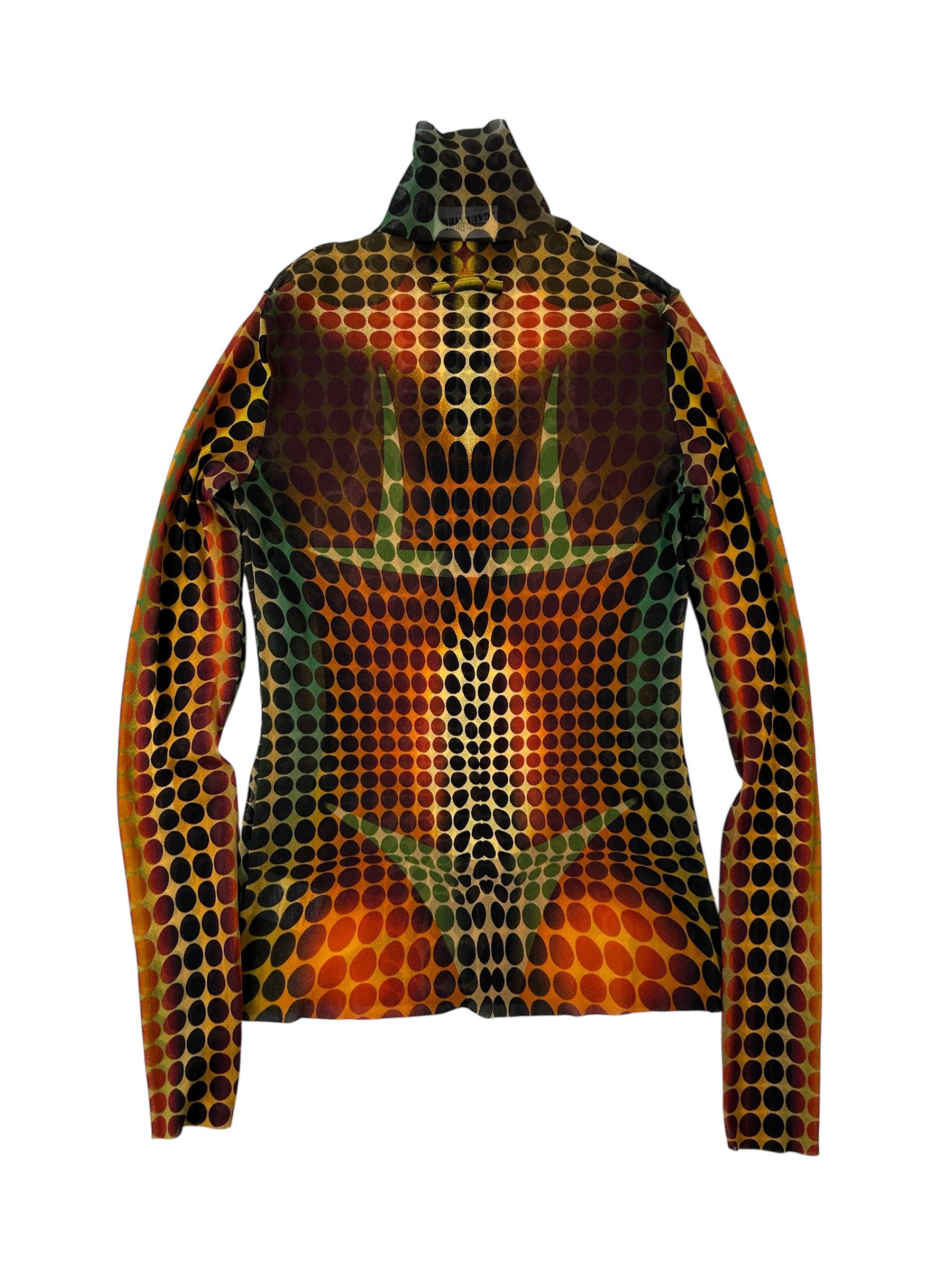 JEAN PAUL GAULTIER Re-Edition Trompe L'Oeil Mesh Top