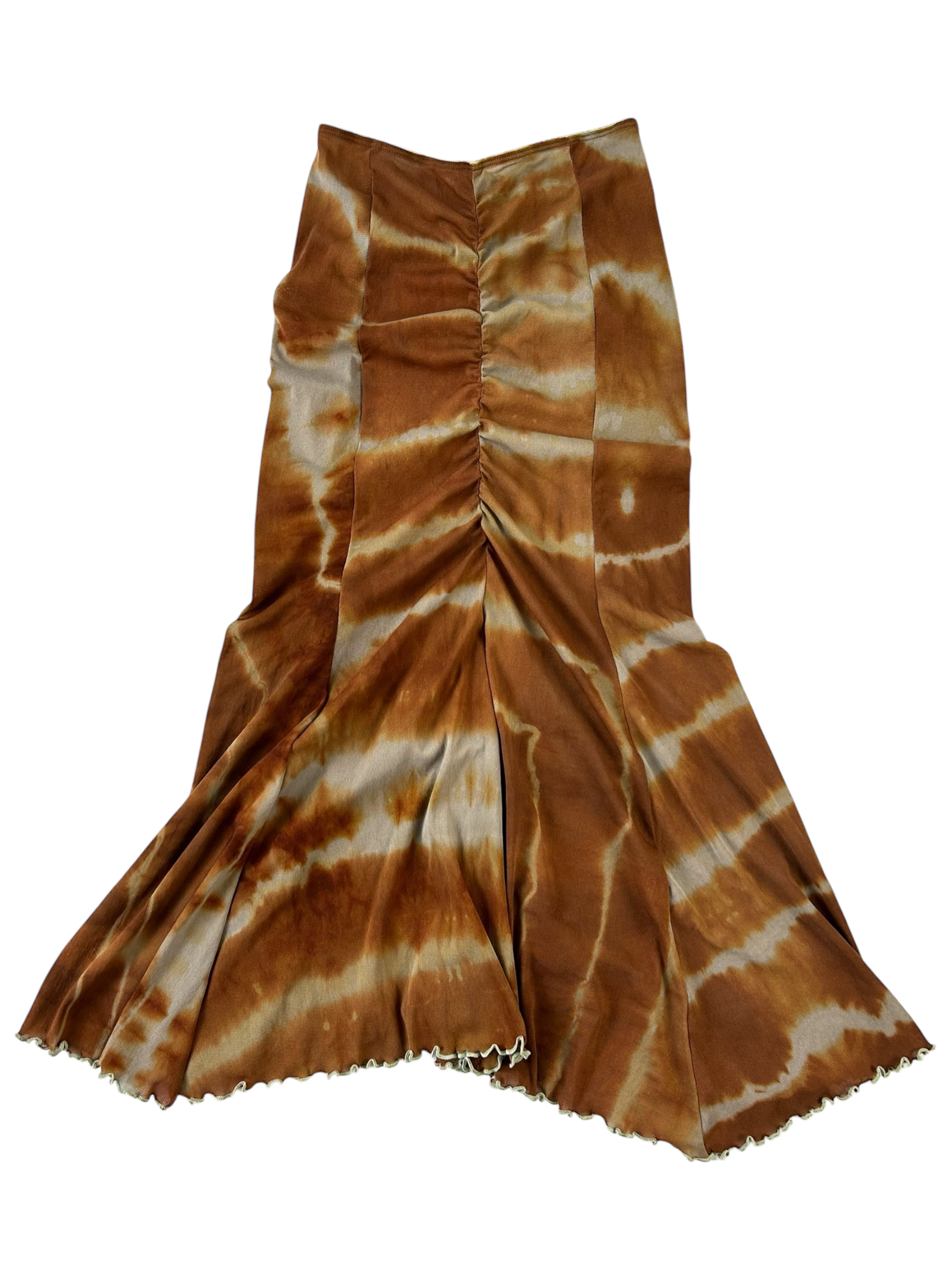 MAROSKE PEECH 'Butterfly' Tie Dye Midi Skirt