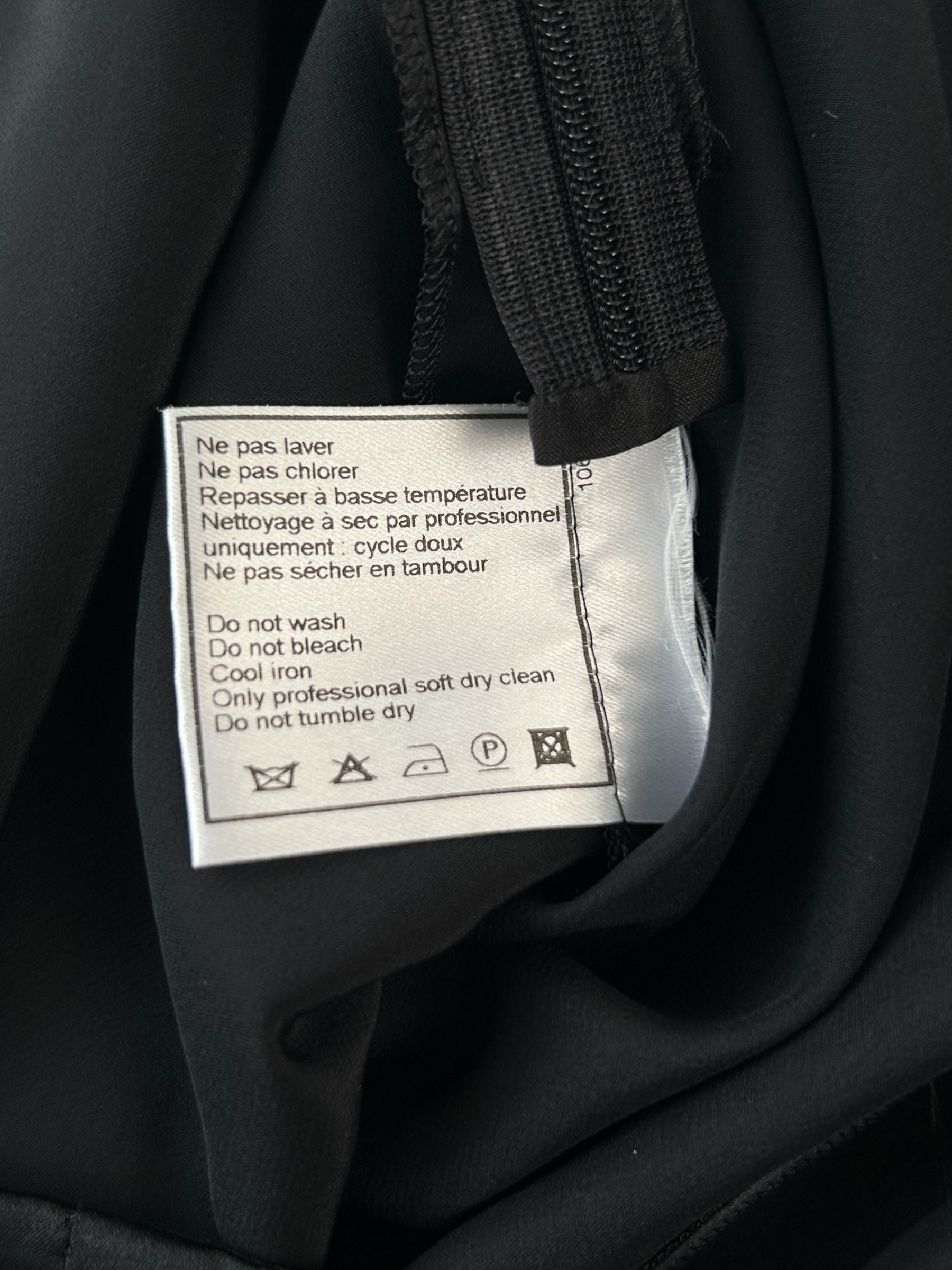 CHANEL F/W 2000 Silk Satin Straight Leg Pants