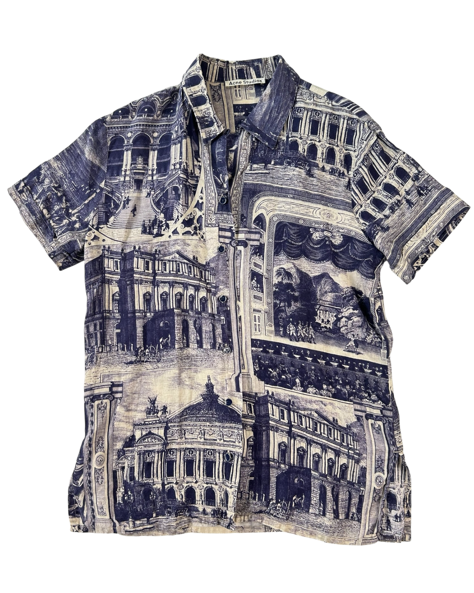 ACNE STUDIOS Pastoral Linen Button Up Shirt