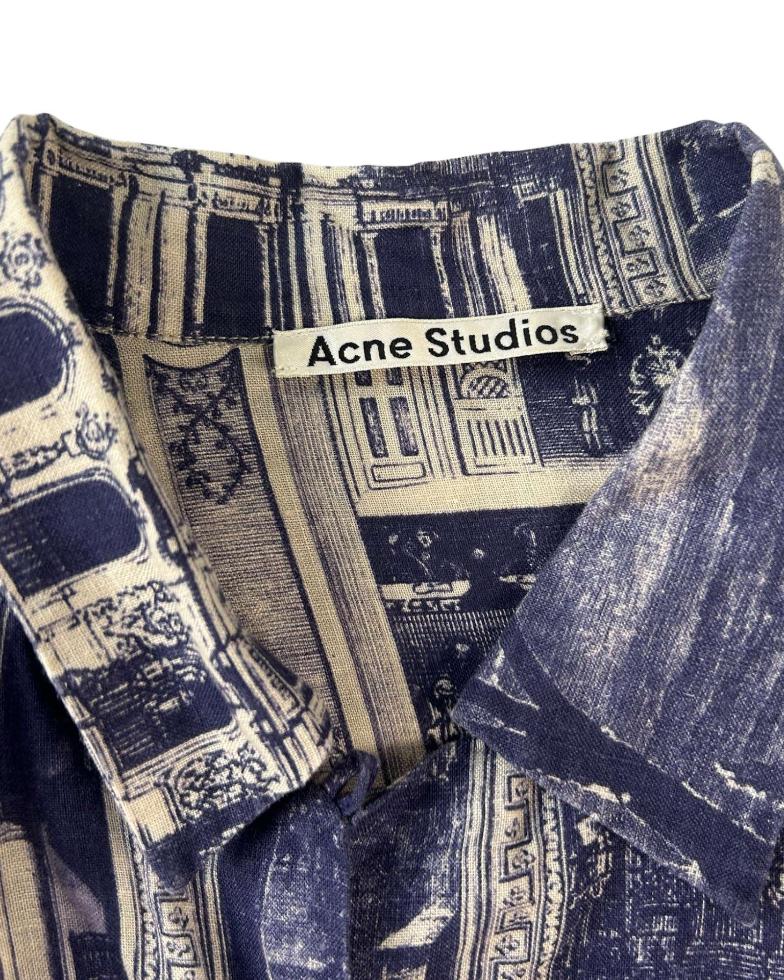 ACNE STUDIOS Pastoral Linen Button Up Shirt