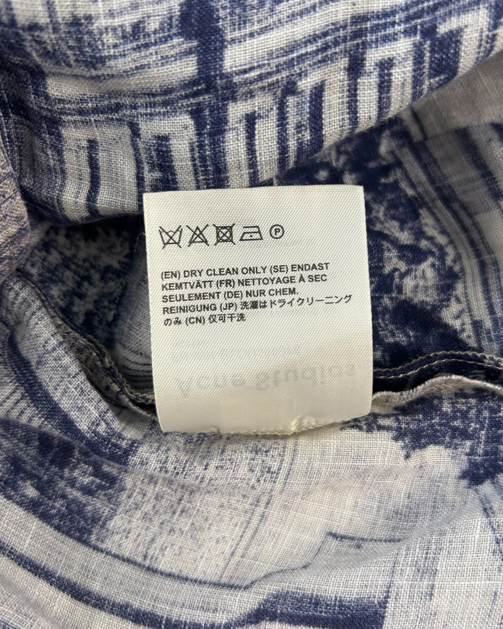 ACNE STUDIOS Pastoral Linen Button Up Shirt