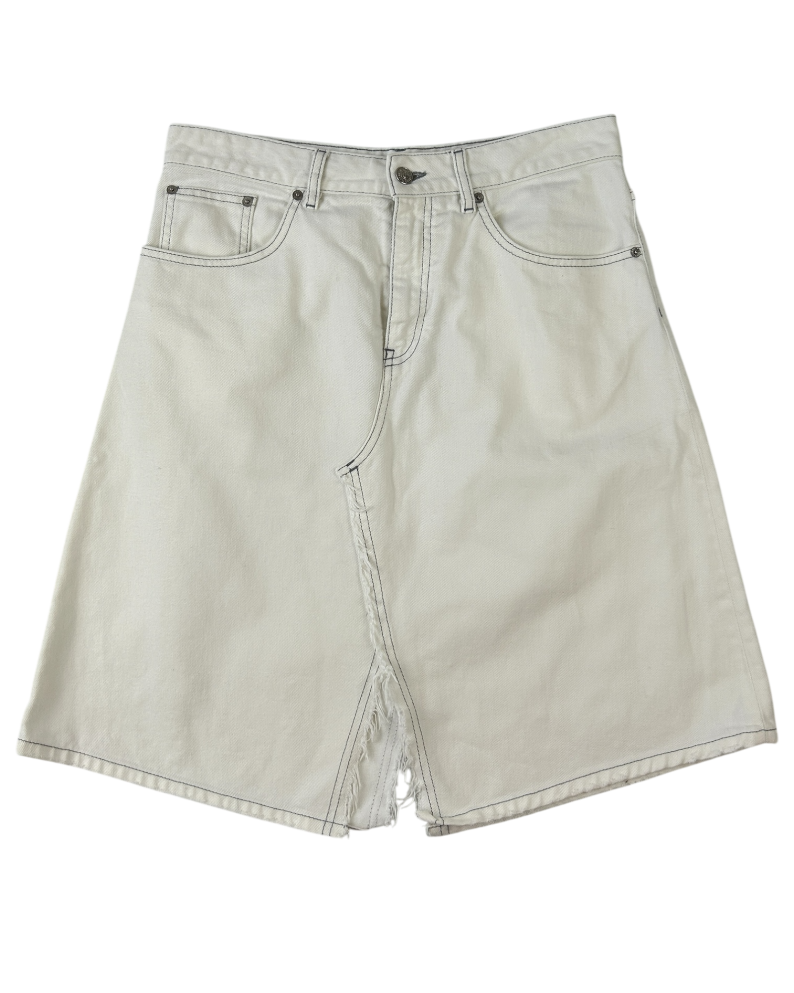 MM6 MAISON MARTIN MARGIELA Denim A-Line Midi Skirt