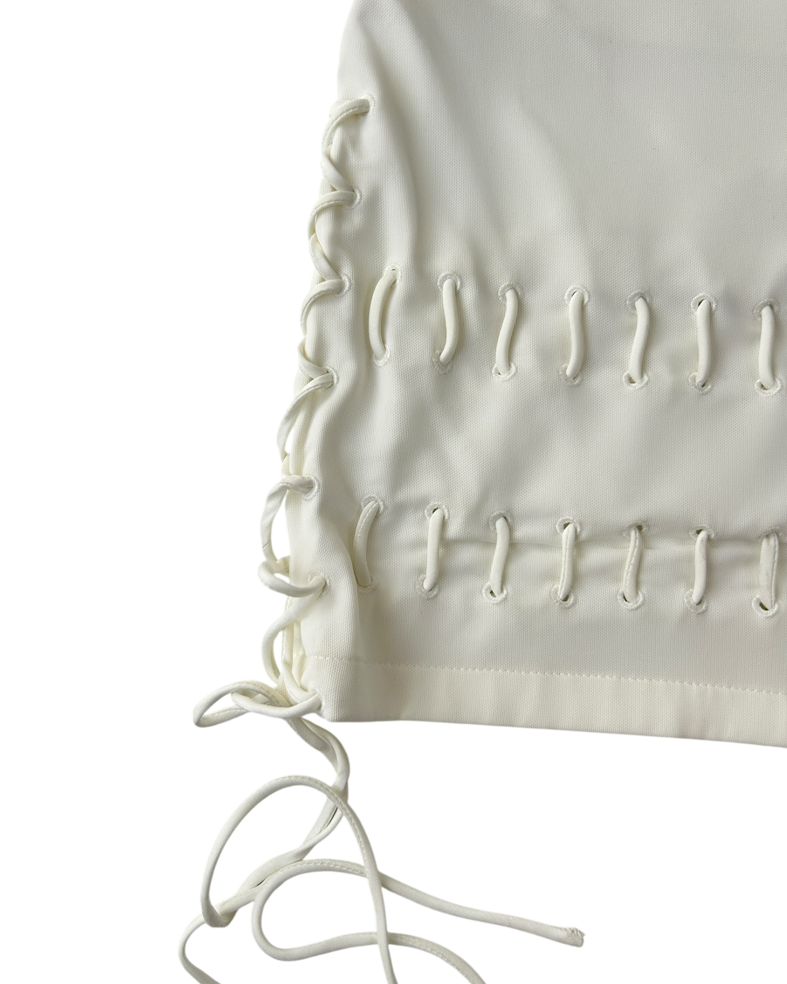 WITH JEAN (AS IS) Corset Lace Detail Mini Skirt