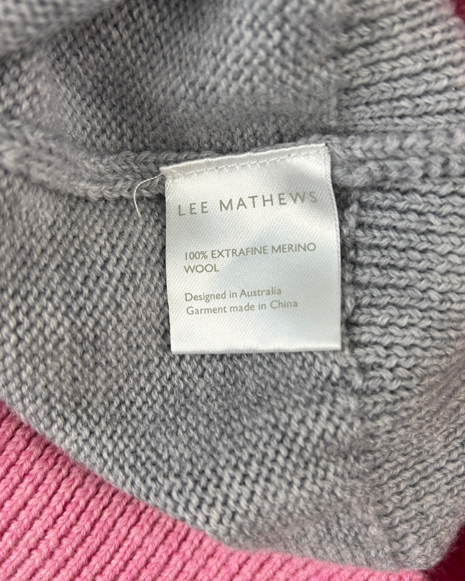 LEE MATHEWS Merino Wool Knit Vest