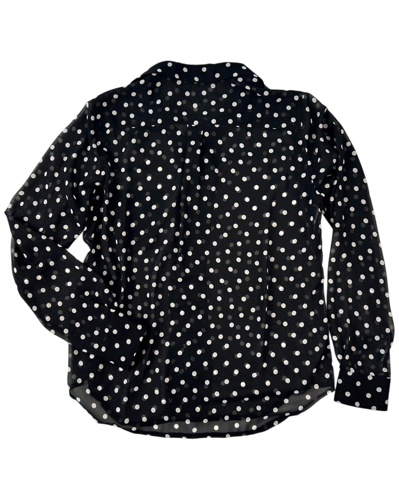 COMME DES GARCONS (AS IS) Polka Dot Sheer Shirt
