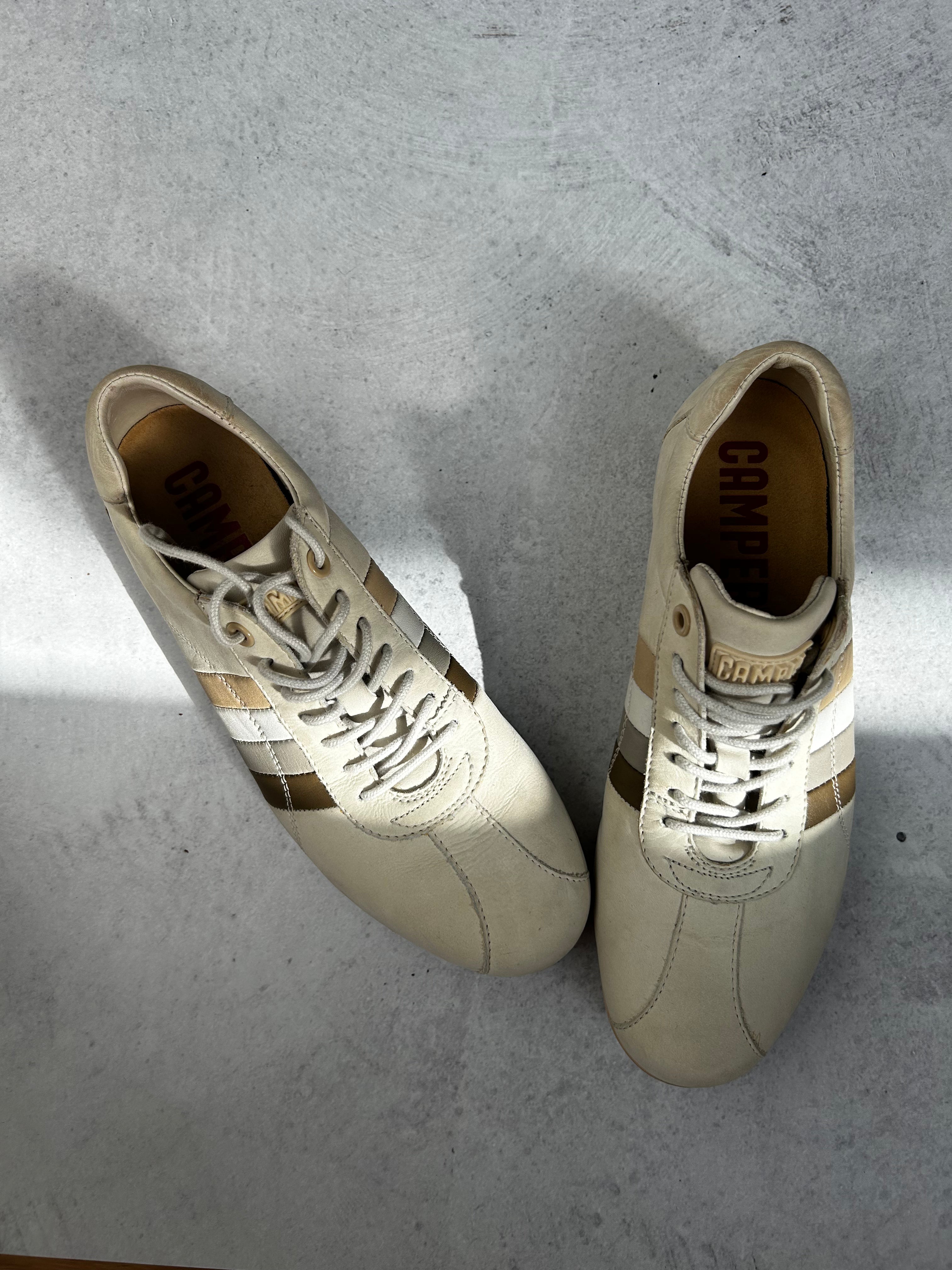 CAMPER Stripe Leather Sneakers