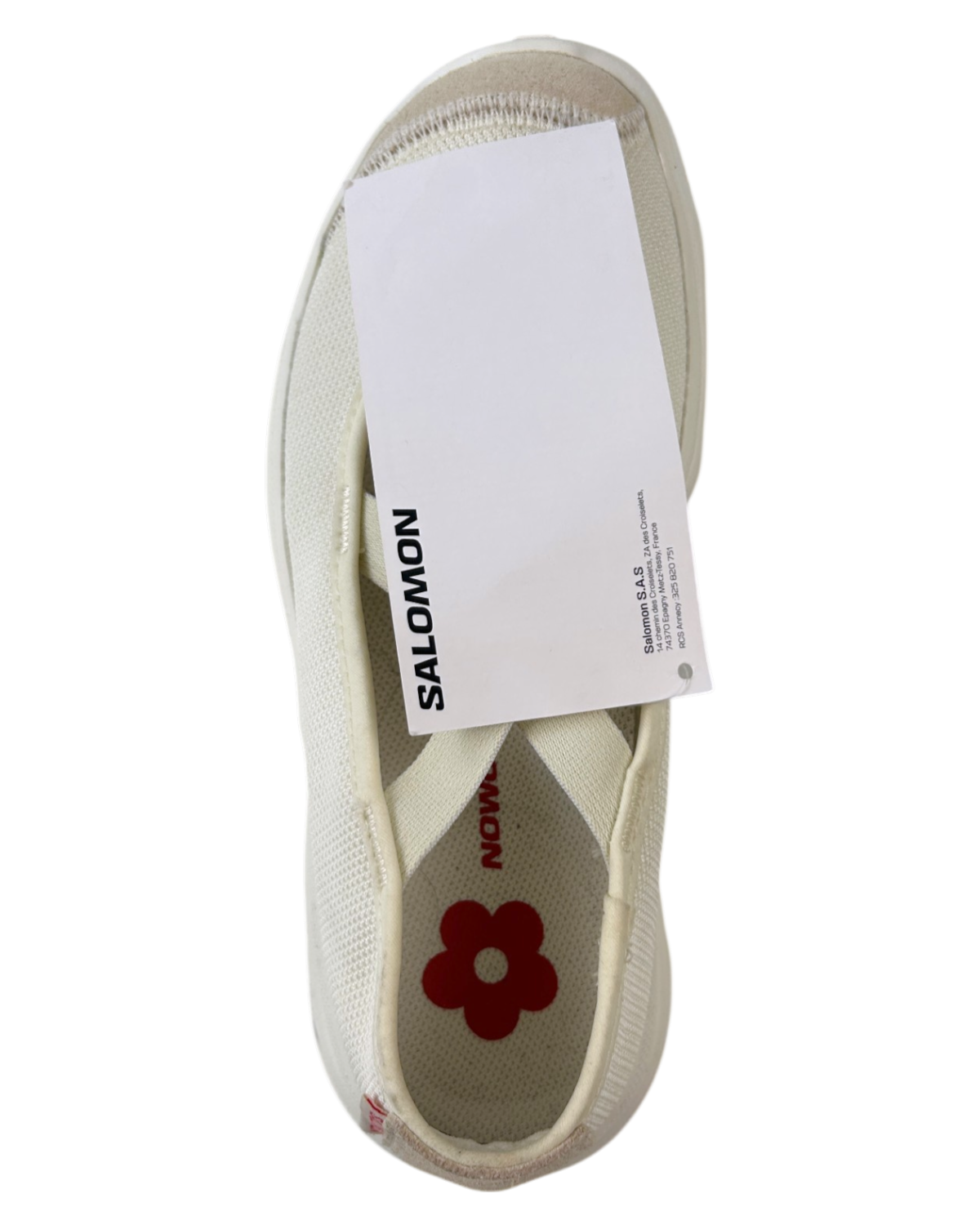 SALOMON X SANDY LIANG (BNWT) 'RX MJ' White Mesh Ballet Sneaker