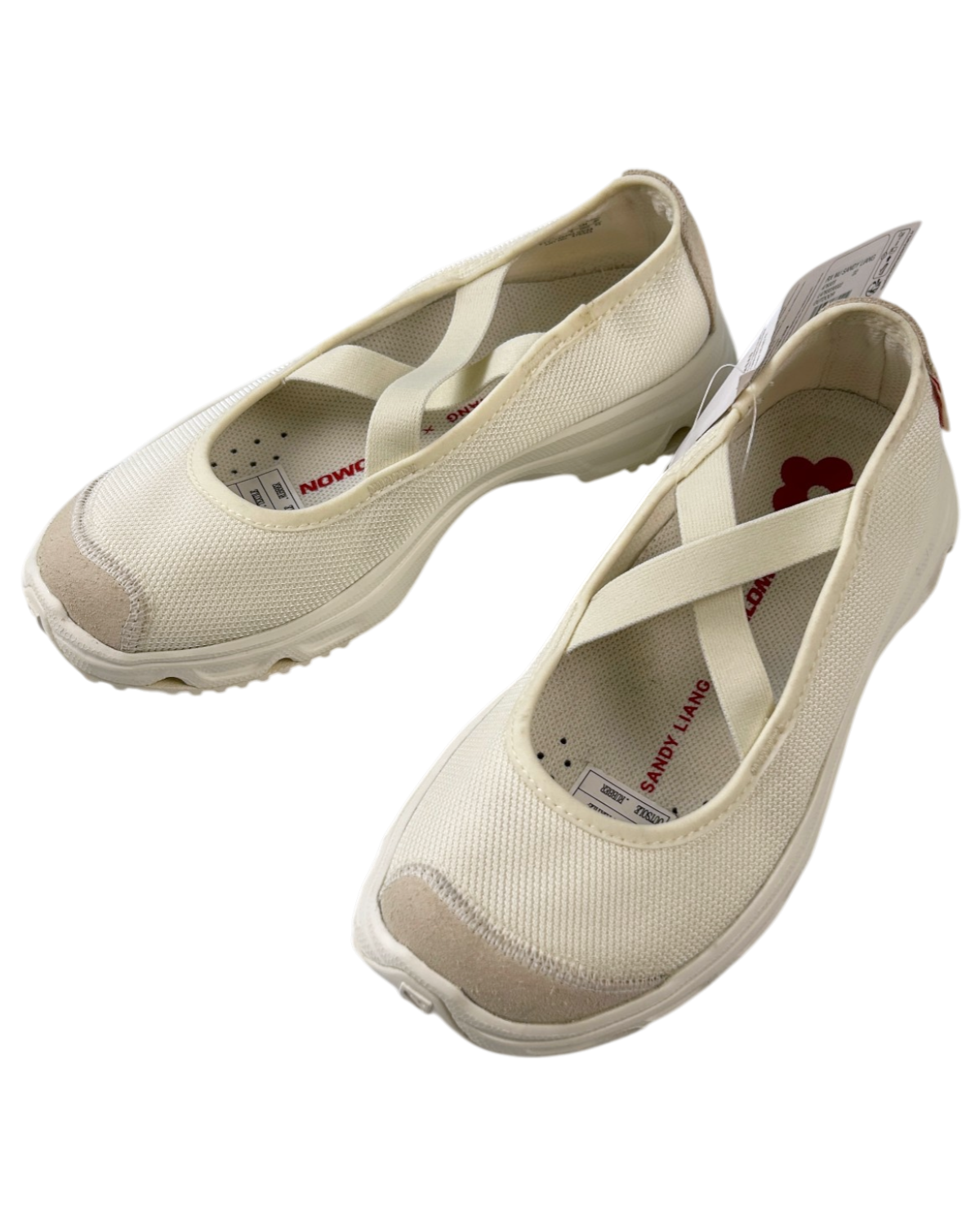 SALOMON X SANDY LIANG (BNWT) 'RX MJ' White Mesh Ballet Sneaker