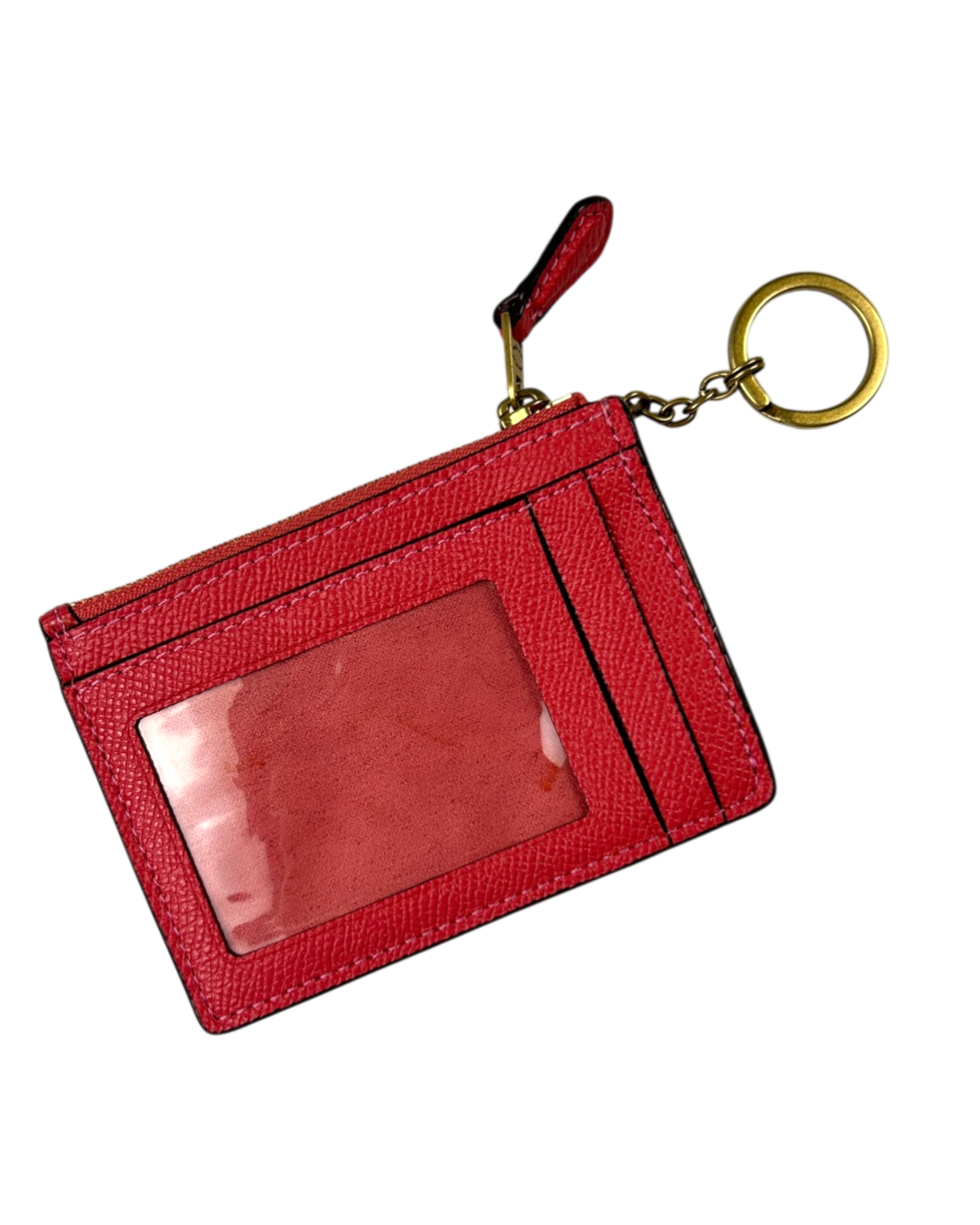 COACH Candy Pink Leather ID Case