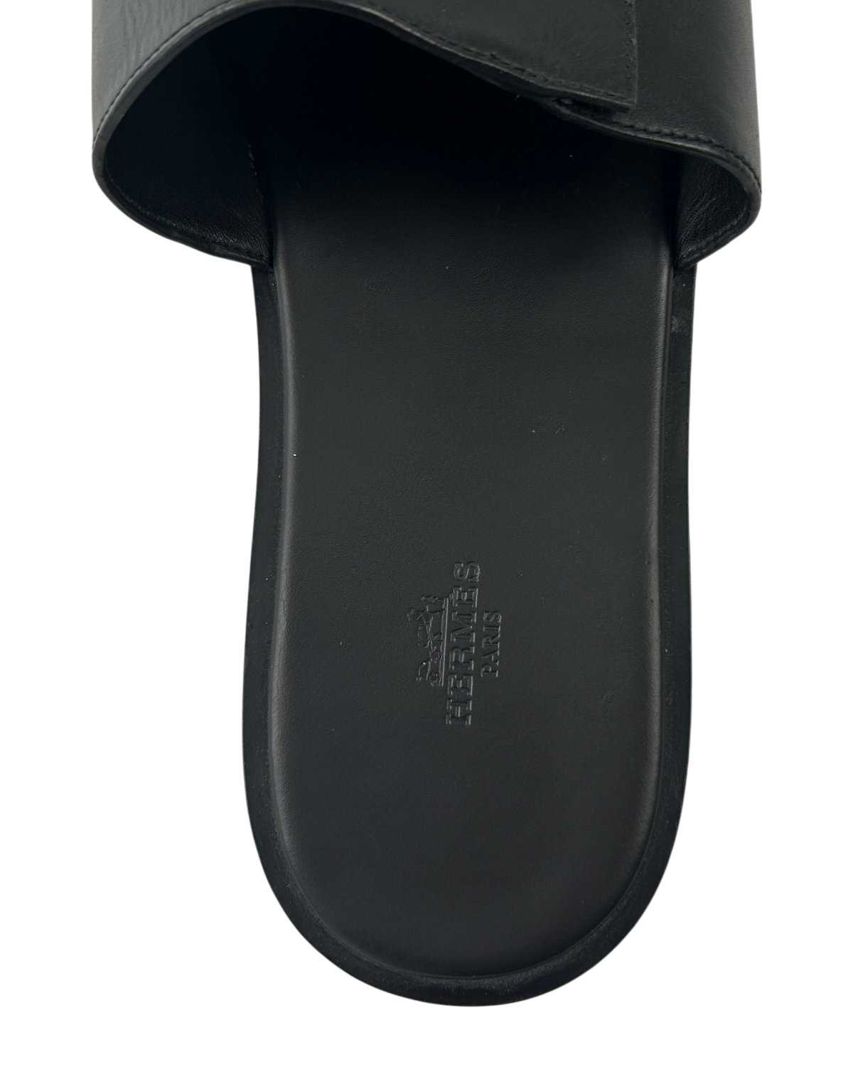 HERMES 'Gabriel' Leather Slides